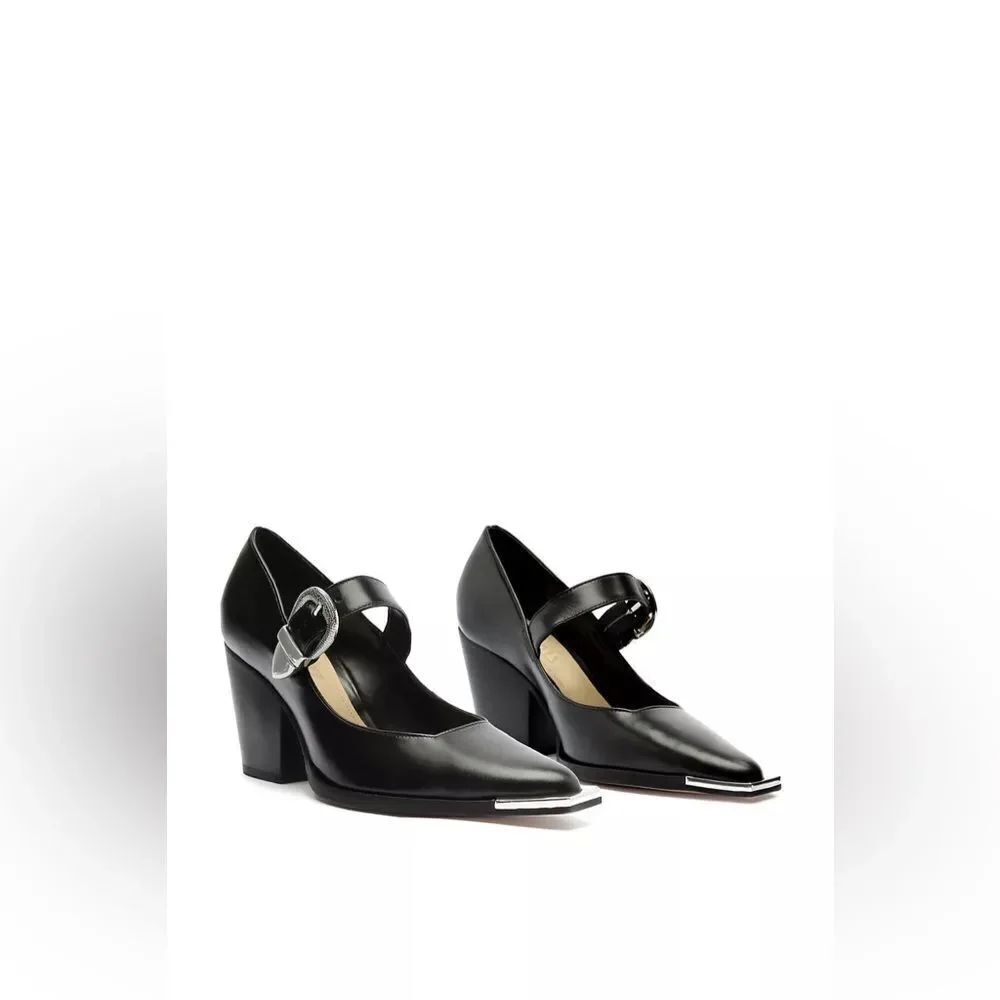 SCHUTZ | NWT Jeane Pointed Toe Buckled High Heel Mary Jane Pumps